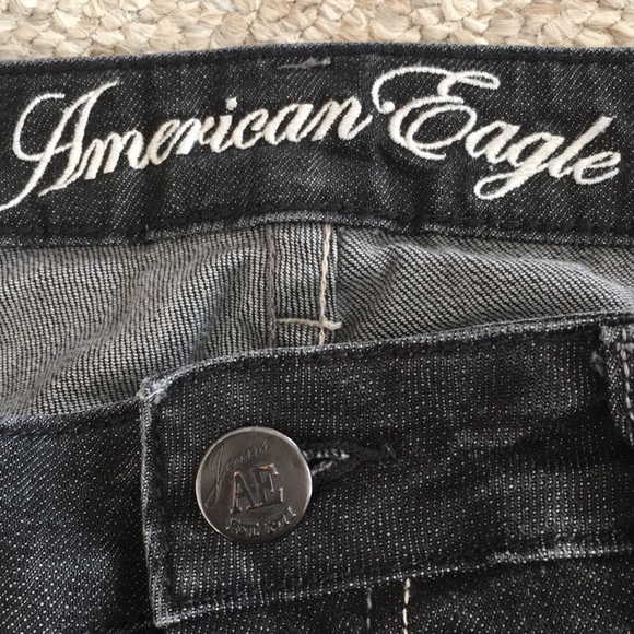 Black Jean- Straight/Skinny- American Eagle - Picture 4 of 7